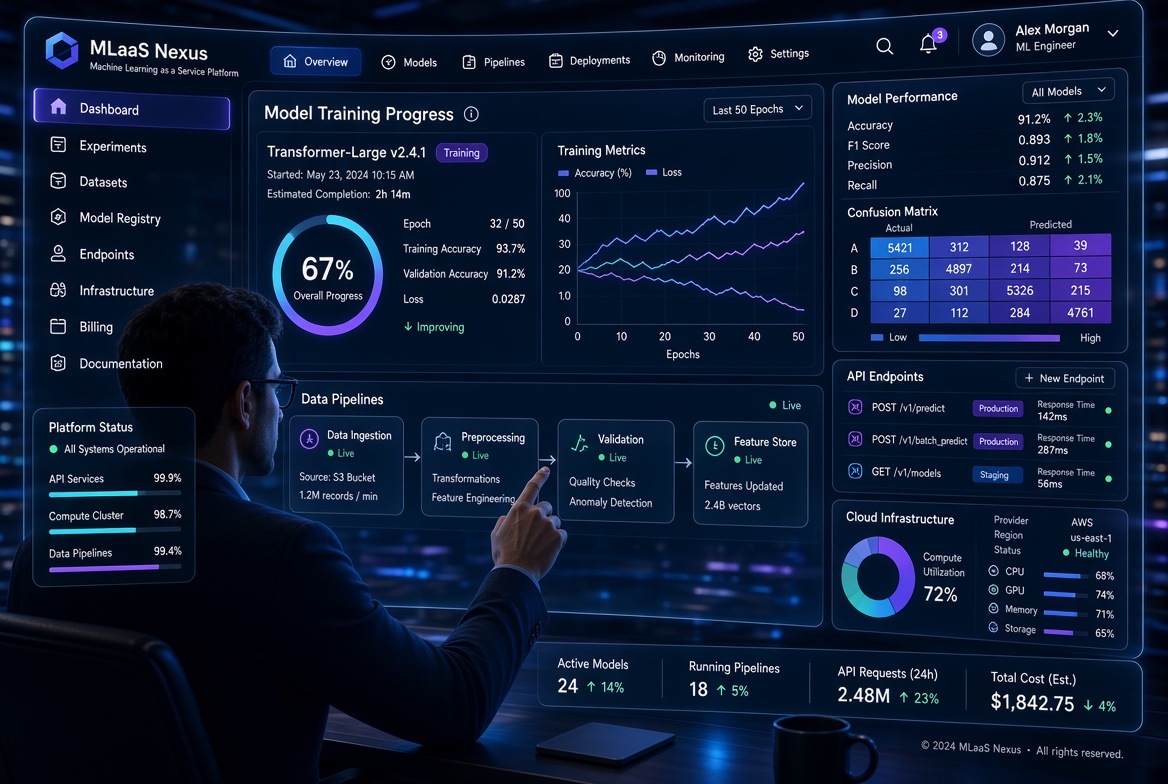 Machine Learning Platform สำหรับฝึกและติดตามโมเดล loading=